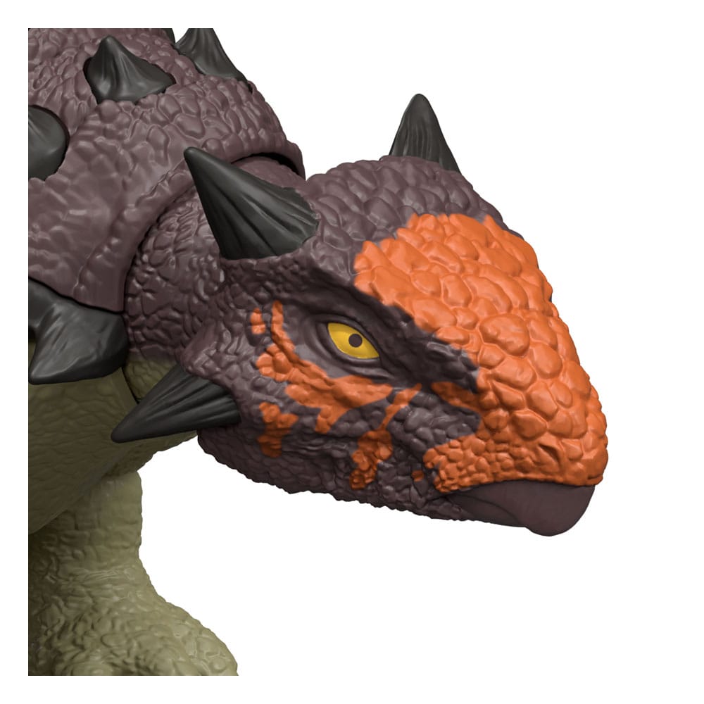 Jurassic World: Die Wiedergeburt Actionfigur mit Sound Wild Roar Ankylosaurus 7 cm - Versand: 5-7 Tage nach Bestellung