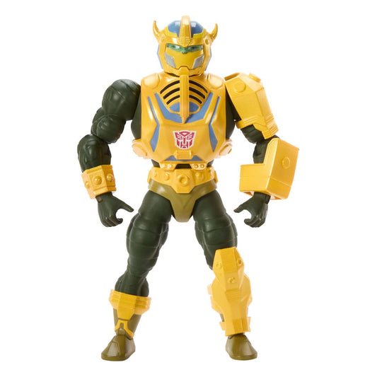 Masters of the Universe x Transformers Actionfigur Bumblebee Armor Man-At-Arms heo European Exclusive 14 cm - Versand: 5-7 Tage nach Bestellung