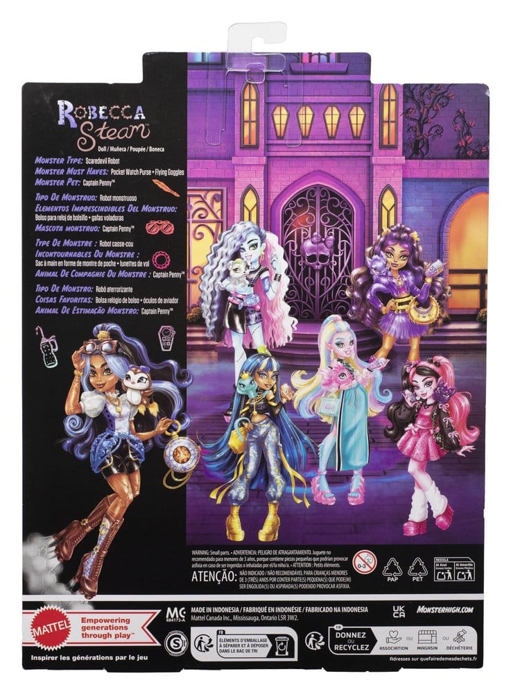 Monster High Puppe Robecca Steam - Versand: 7 Tage nach Bestellung