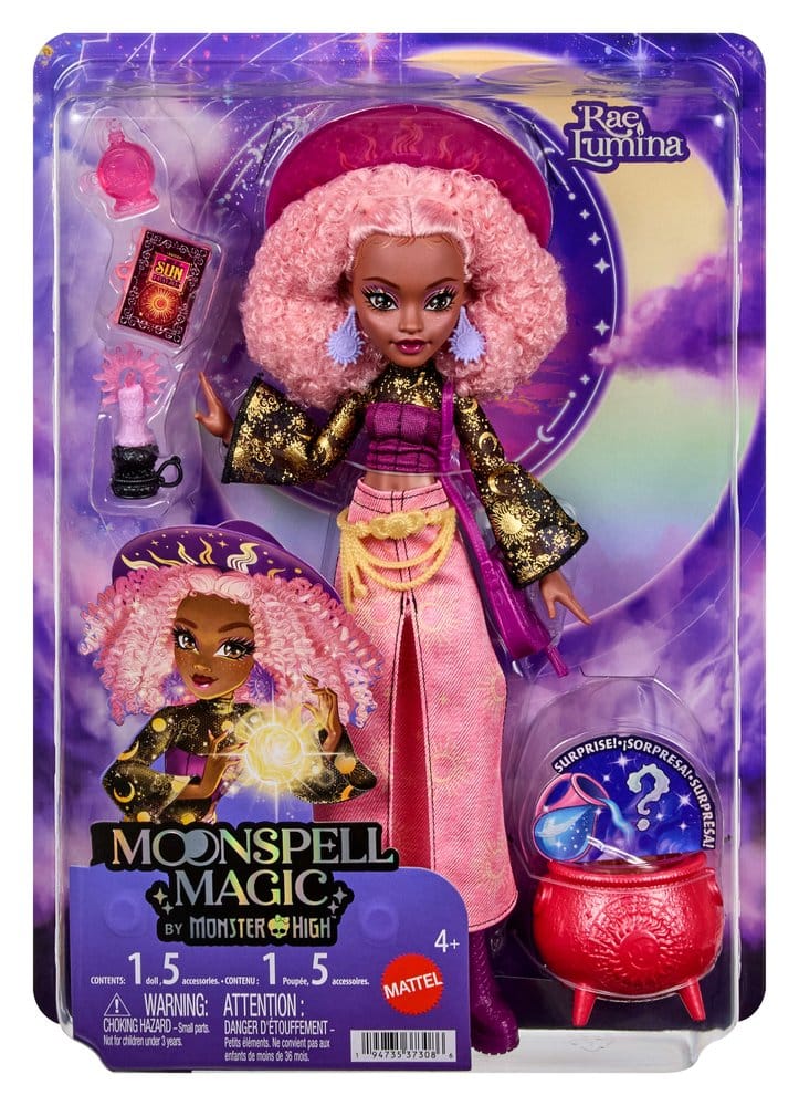 Monster High Moonspell Magic Puppe Rae Lumina - Versand: 7 Tage nach Bestellung