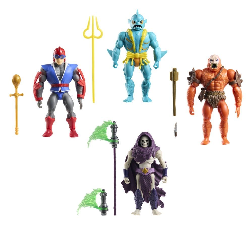 Masters of the Universe Origins Actionfiguren 4er-Pack Battle for Subternia 14 cm - Versand: 7 Tage nach Bestellung