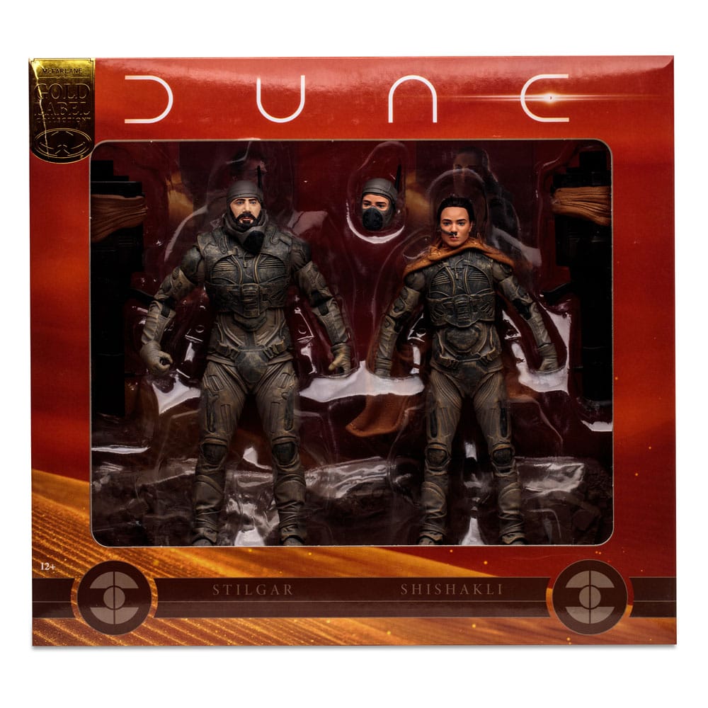 Dune: Teil 2 Actionfiguren 2er-Pack Stilgar & Shishakli (Gold Label) 18 cm - Versand: 5-7 Tage nach Bestellung