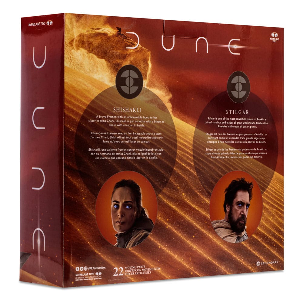 Dune: Teil 2 Actionfiguren 2er-Pack Stilgar & Shishakli (Gold Label) 18 cm - Versand: 5-7 Tage nach Bestellung