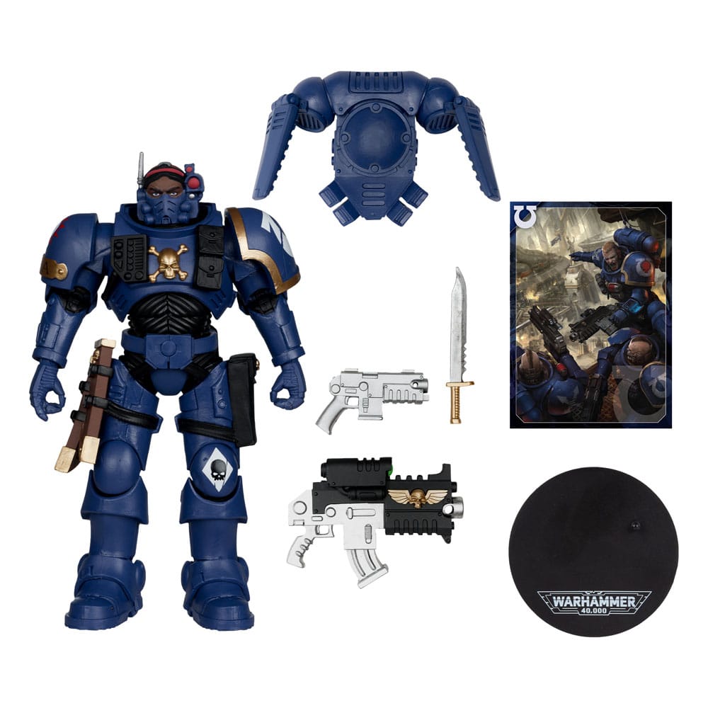 Warhammer 40,000 Actionfigur Lieutenant in Phobos Armor (Ultramarines) 18 cm - Versand: 5-7 Tage nach Bestellung