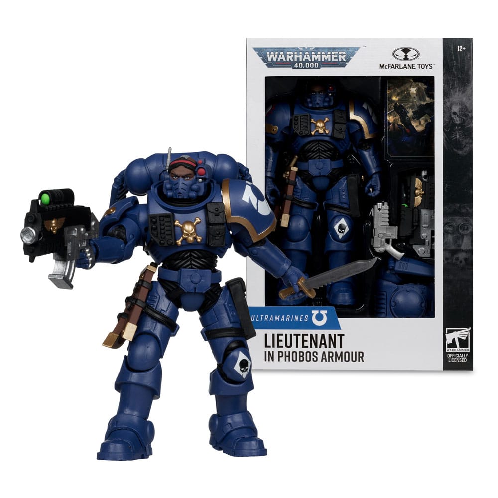 Warhammer 40,000 Actionfigur Lieutenant in Phobos Armor (Ultramarines) 18 cm - Versand: 5-7 Tage nach Bestellung