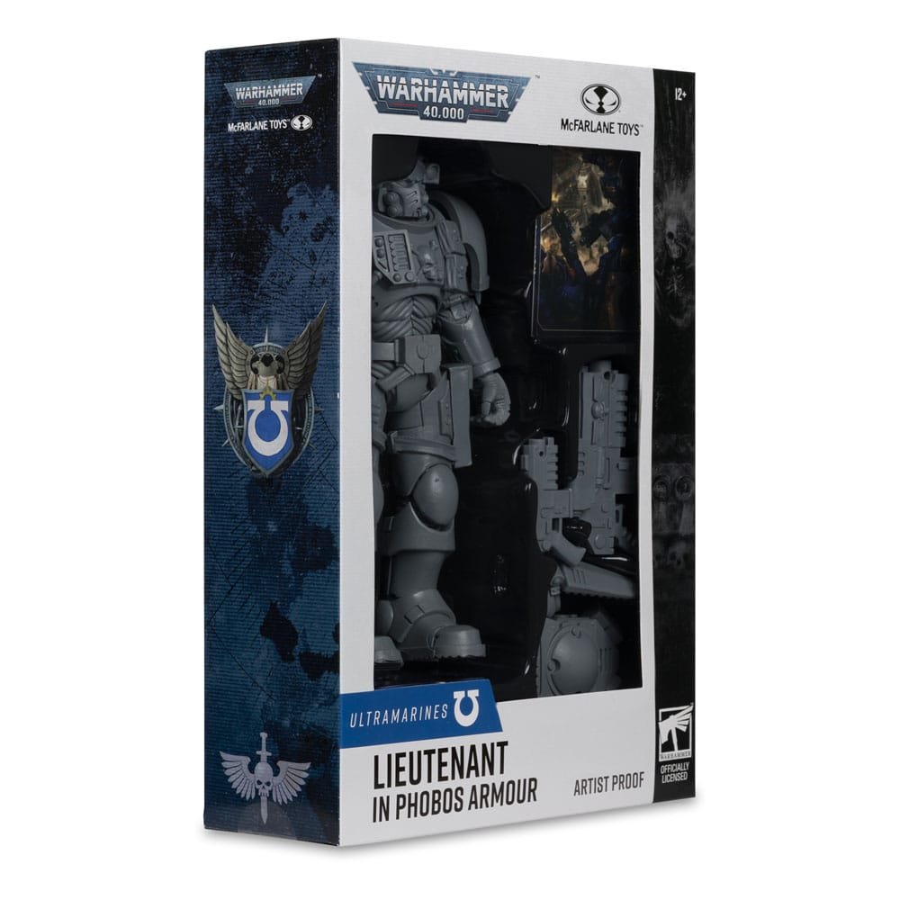 Warhammer 40,000 Actionfigur Lieutenant in Phobos Armor (Ultramarines) (Artist Proof) 18 cm - Versand: 5-7 Tage nach Bestellung