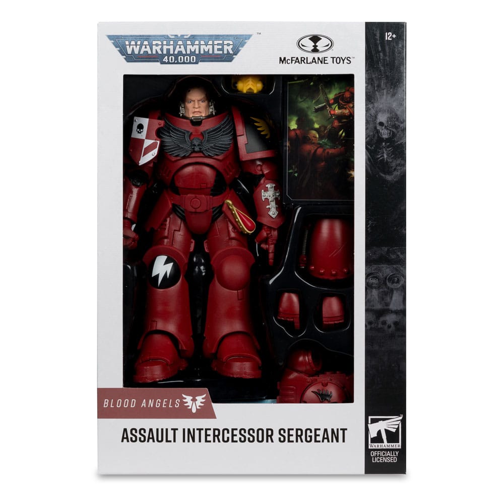 Warhammer 40,000 Actionfigur Assault Intercessor Sergeant (Blood Angel) 18 cm - Versand: 5-7 Tage nach Bestellung