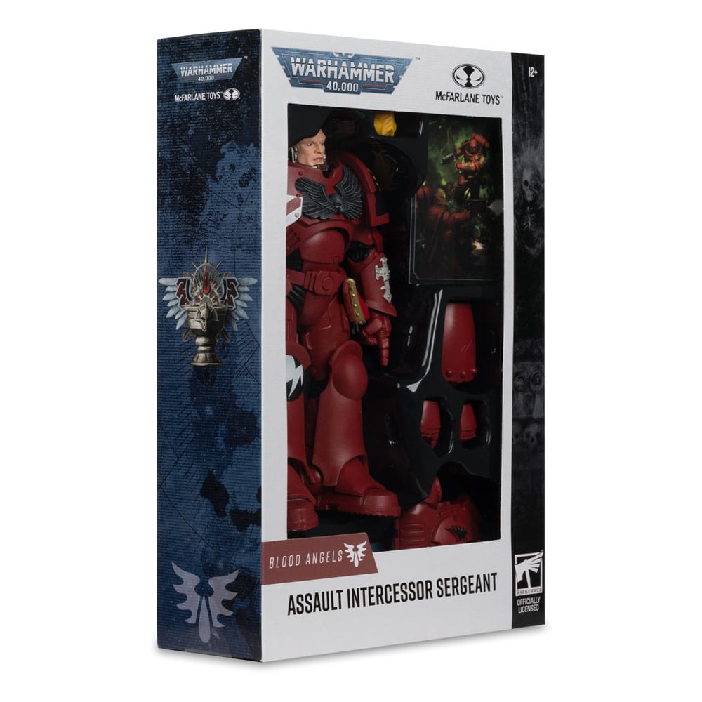 Warhammer 40,000 Actionfigur Assault Intercessor Sergeant (Blood Angel) 18 cm - Versand: 5-7 Tage nach Bestellung