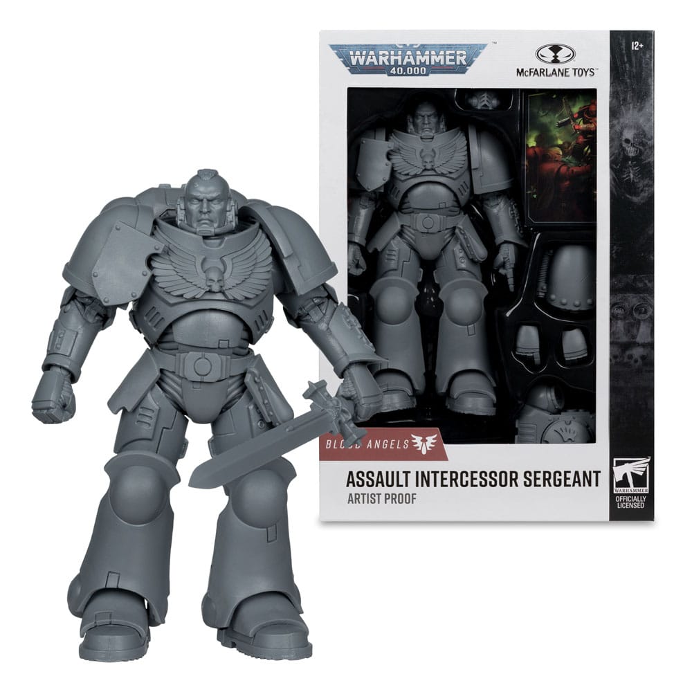 Warhammer 40,000 Actionfigur Assault Intercessor Sergeant (Blood Angel) (Artist Proof) 18 cm - Versand: 5-7 Tage nach Bestellung