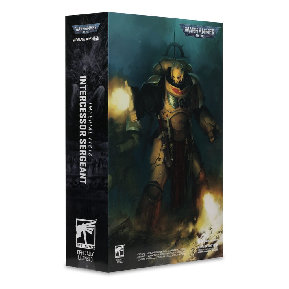 Warhammer 40,000 Actionfigur Intercessor Sergeant (Imperial Fist) (Gold Label) 18 cm - Versand: 7 Tage nach Bestellung