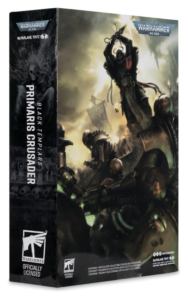Warhammer 40,000 Actionfigur Primaris Crusader (Black Templars) 18 cm - Preorder - ETA: 07.10.2026