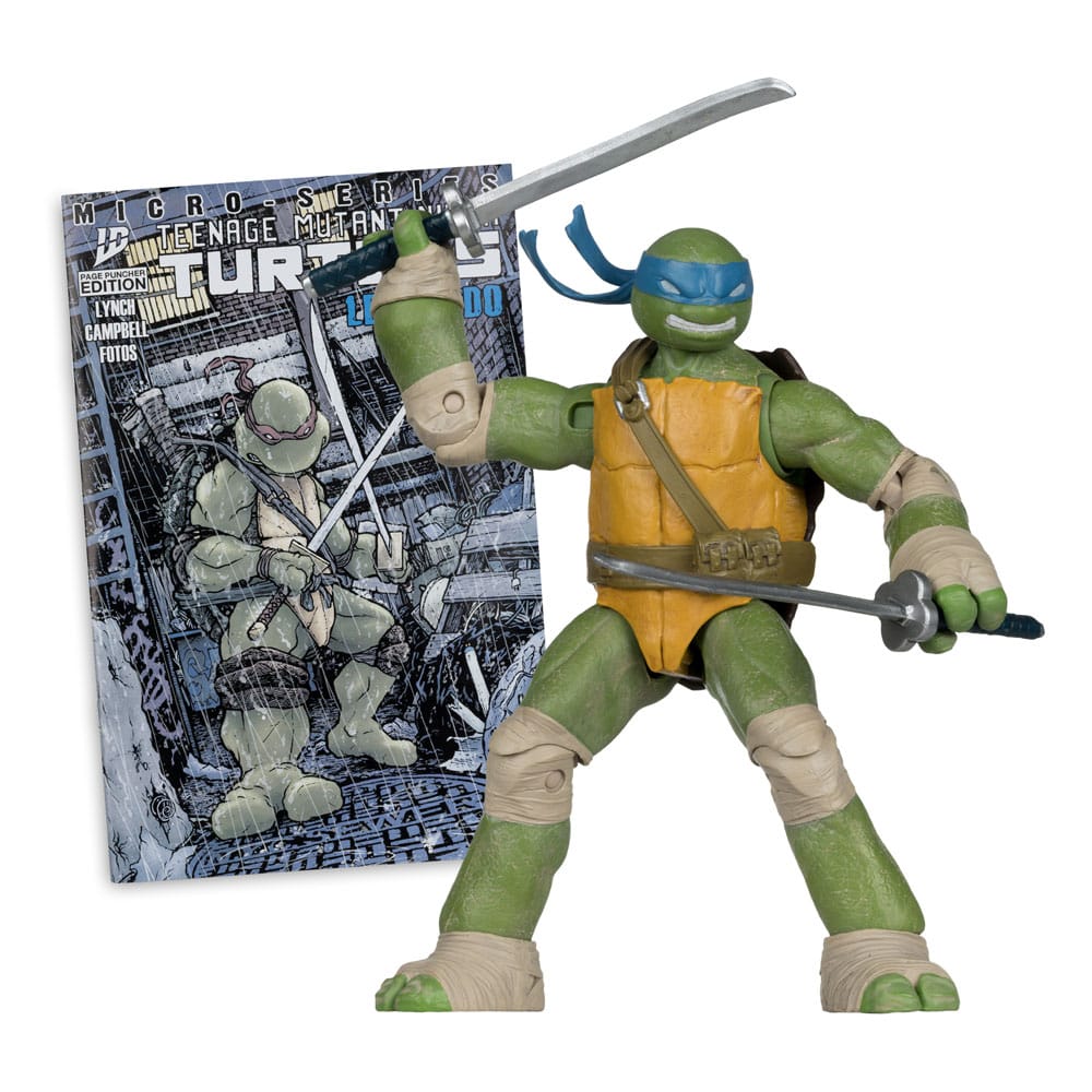 Teenage Mutant Ninja Turtles Page Punchers Actionfigur Leonardo 13 cm - Preorder - ETA: 25.11.2025
