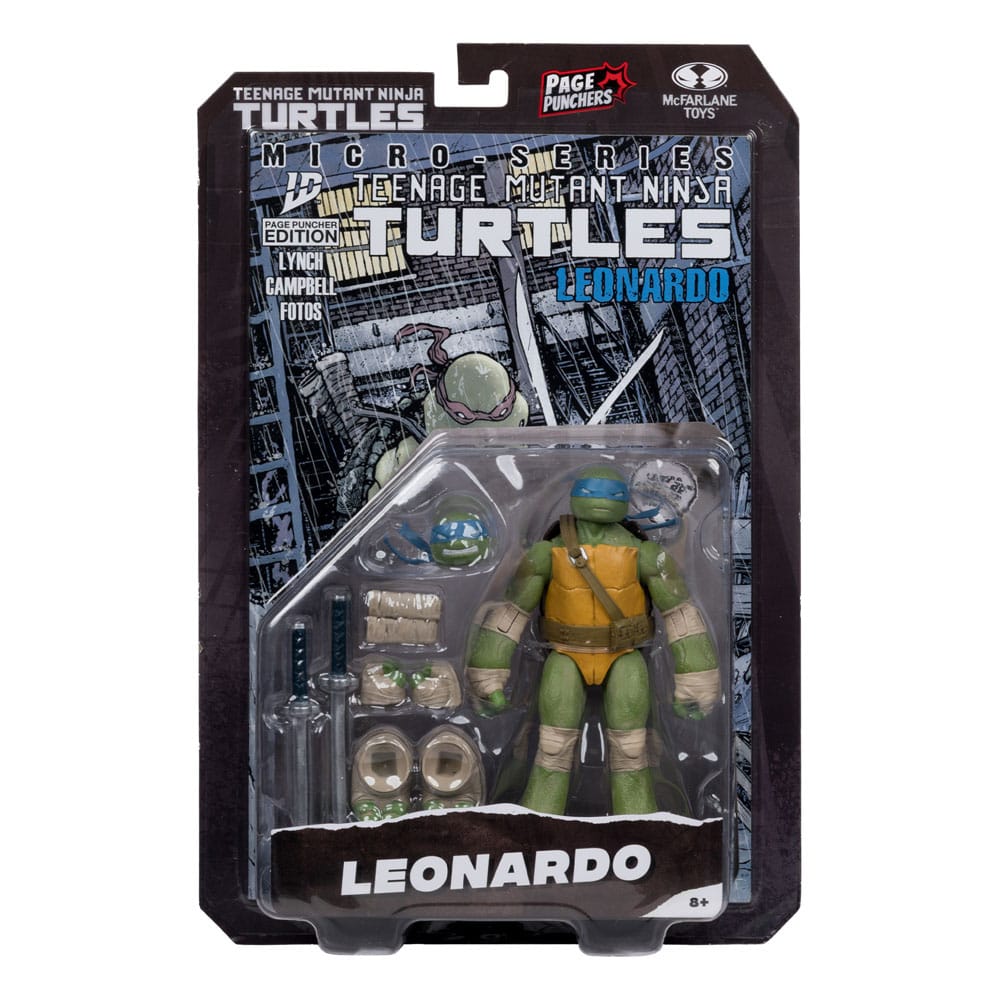 Teenage Mutant Ninja Turtles Page Punchers Actionfigur Leonardo 13 cm - Preorder - ETA: 25.11.2025