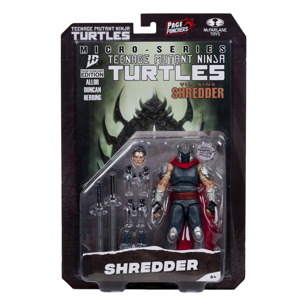 Teenage Mutant Ninja Turtles Page Punchers Actionfigur Shredder 14 cm - Preorder - ETA: 25.11.2025