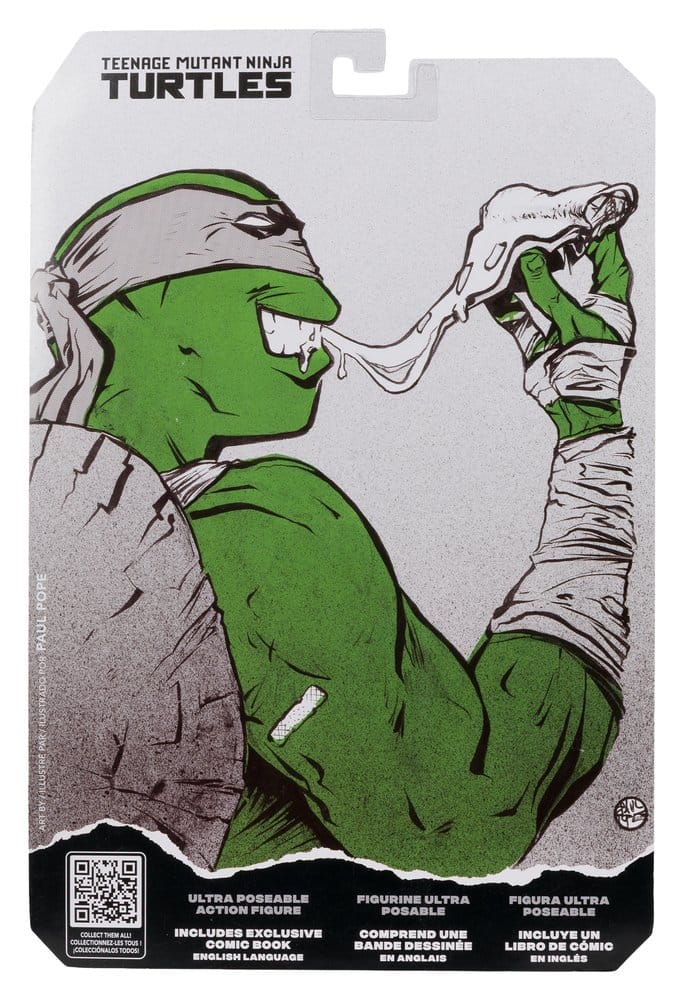 Teenage Mutant Ninja Turtles Page Punchers Actionfigur Michelangelo (Black White & Green) (Red Platinum Edition) 13 cm - Versand: 7 Tage nach Bestellung