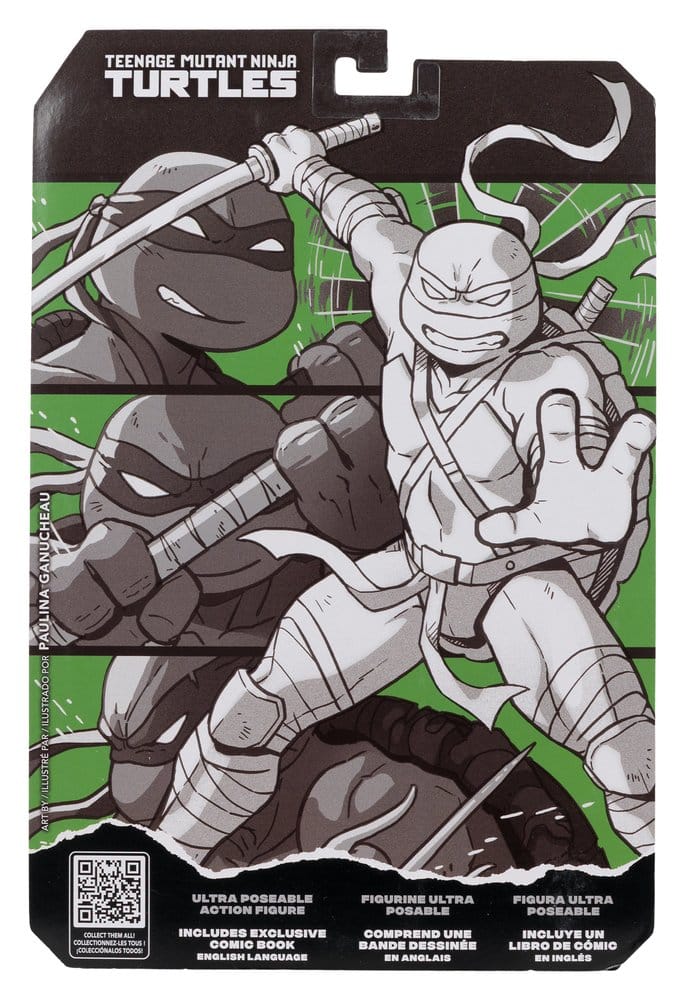 Teenage Mutant Ninja Turtles Page Punchers Actionfigur Leonardo (Black White & Green) (Red Platinum Edition) 13 cm - Versand: 7 Tage nach Bestellung