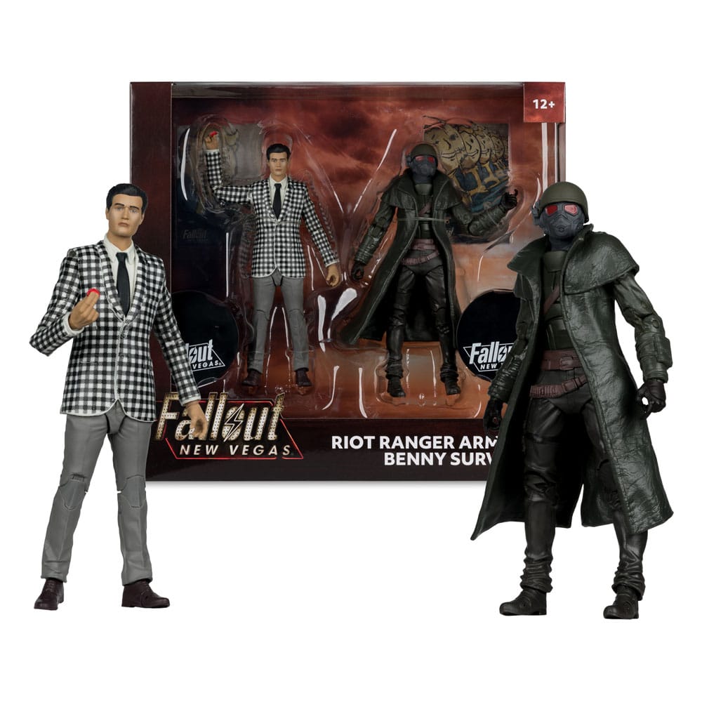 Fallout: New Vegas Statuen 2er-Pack Riot Ranger Armor & Benny Survivor 18 cm - Preorder - ETA: 25.11.2025