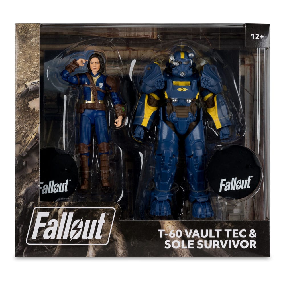 Fallout 4 Statuen 2er-Pack T-60 Vault Tec & Sole Survivor 18 cm - Preorder - ETA: 25.11.2025
