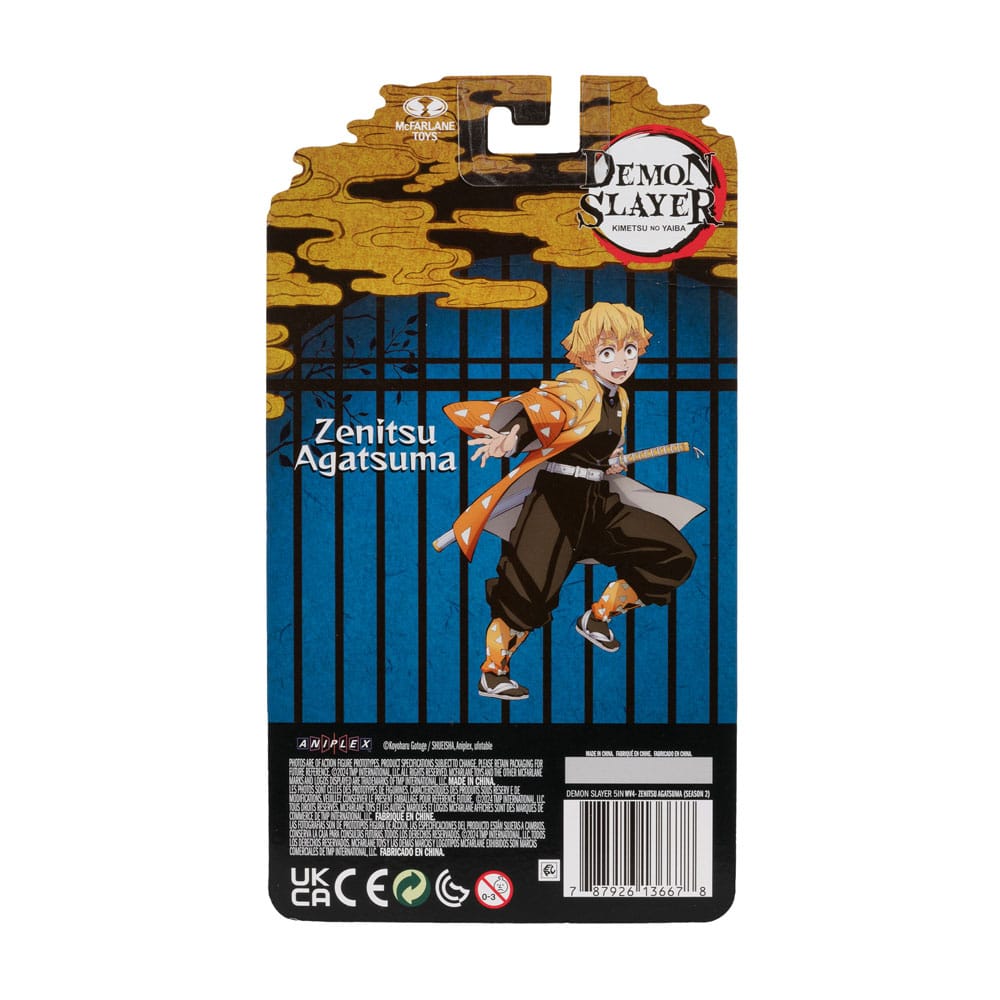 Demon Slayer: Kimetsu no Yaiba Actionfigur Zenitsu Agatsuma 13 cm - Versand: 5-7 Tage nach Bestellung