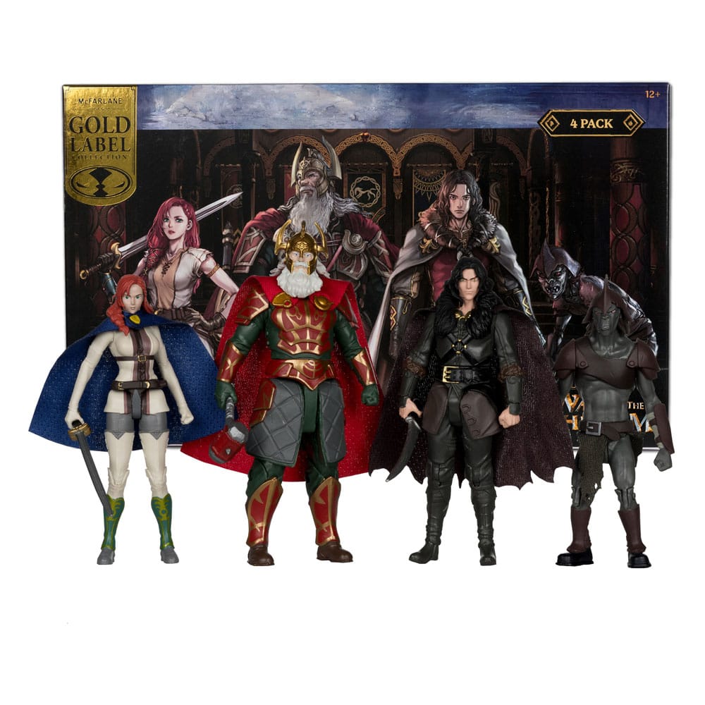 Der Herr der Ringe: Die Schlacht der Rohirrim Actionfiguren 4er-Pack 10 cm - Versand: 5-7 Tage nach Bestellung