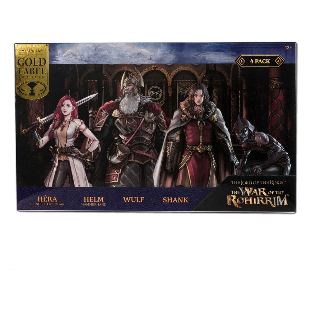Der Herr der Ringe: Die Schlacht der Rohirrim Actionfiguren 4er-Pack 10 cm - Versand: 5-7 Tage nach Bestellung