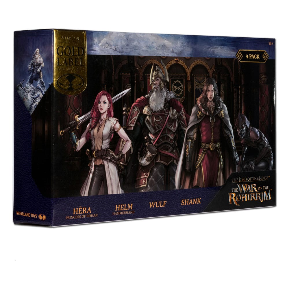 Der Herr der Ringe: Die Schlacht der Rohirrim Actionfiguren 4er-Pack 10 cm - Versand: 5-7 Tage nach Bestellung
