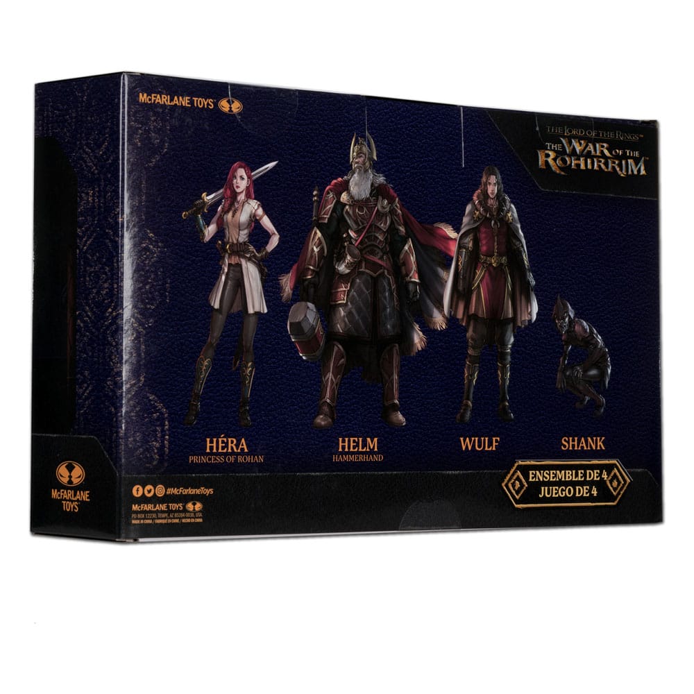 Der Herr der Ringe: Die Schlacht der Rohirrim Actionfiguren 4er-Pack 10 cm - Versand: 5-7 Tage nach Bestellung