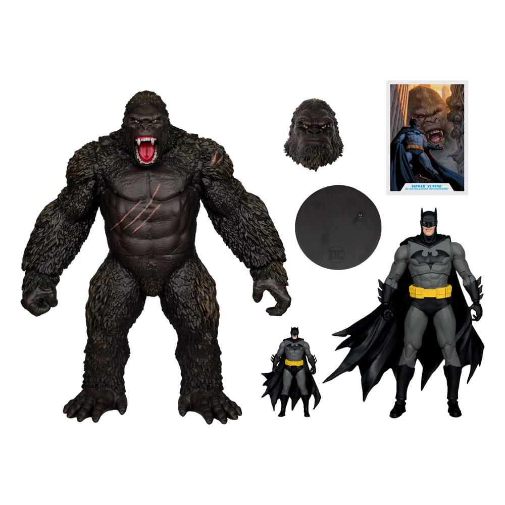 DC Justice League Monsterverse DC Multiverse Actionfiguren 2er-Pack Batman & Kong 29 cm - Versand: 5-7 Tage nach Bestellung