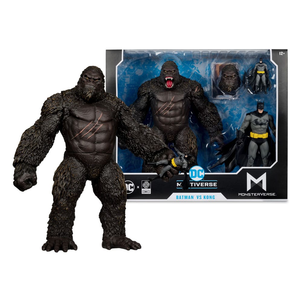DC Justice League Monsterverse DC Multiverse Actionfiguren 2er-Pack Batman & Kong 29 cm - Versand: 5-7 Tage nach Bestellung