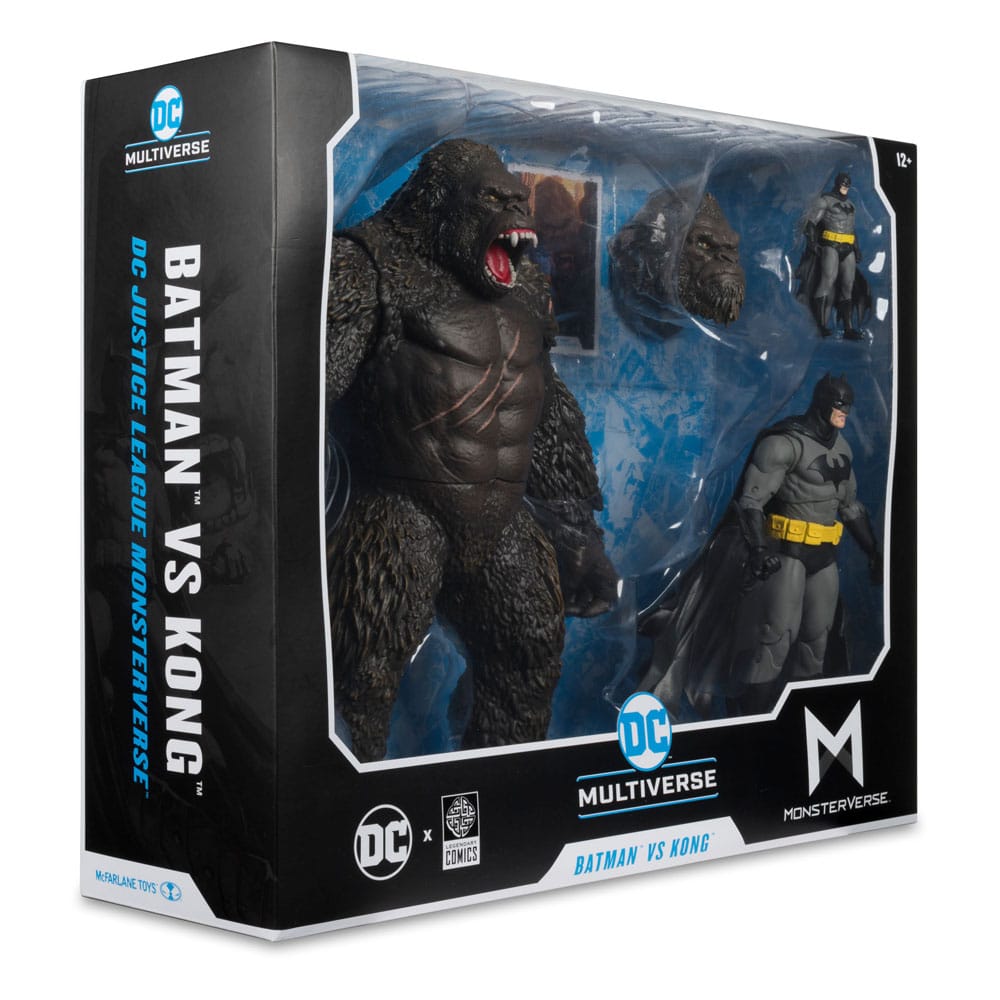 DC Justice League Monsterverse DC Multiverse Actionfiguren 2er-Pack Batman & Kong 29 cm - Versand: 5-7 Tage nach Bestellung