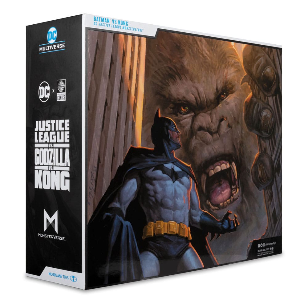 DC Justice League Monsterverse DC Multiverse Actionfiguren 2er-Pack Batman & Kong 29 cm - Versand: 5-7 Tage nach Bestellung