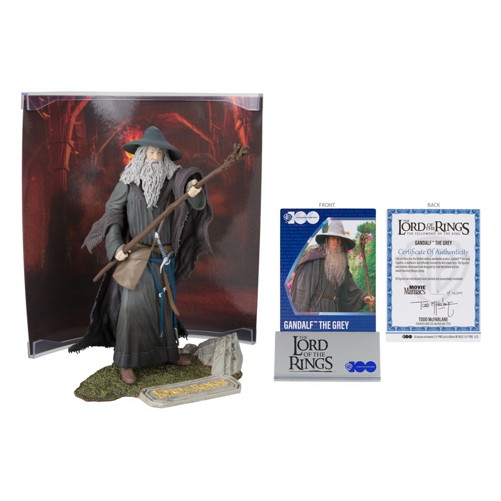 Herr der Ringe Movie Maniacs Actionfigur Gandalf 18 cm - Preorder - ETA: 30.12.2025