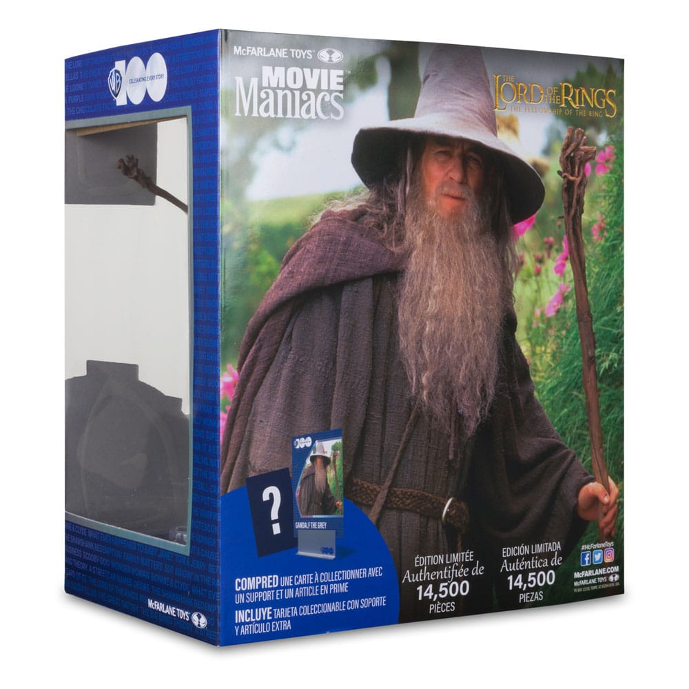 Herr der Ringe Movie Maniacs Actionfigur Gandalf 18 cm - Preorder - ETA: 30.12.2025