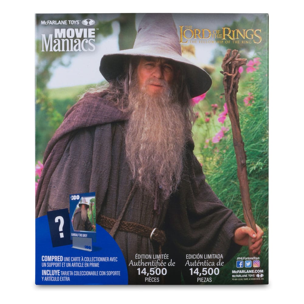 Herr der Ringe Movie Maniacs Actionfigur Gandalf 18 cm - Preorder - ETA: 30.12.2025