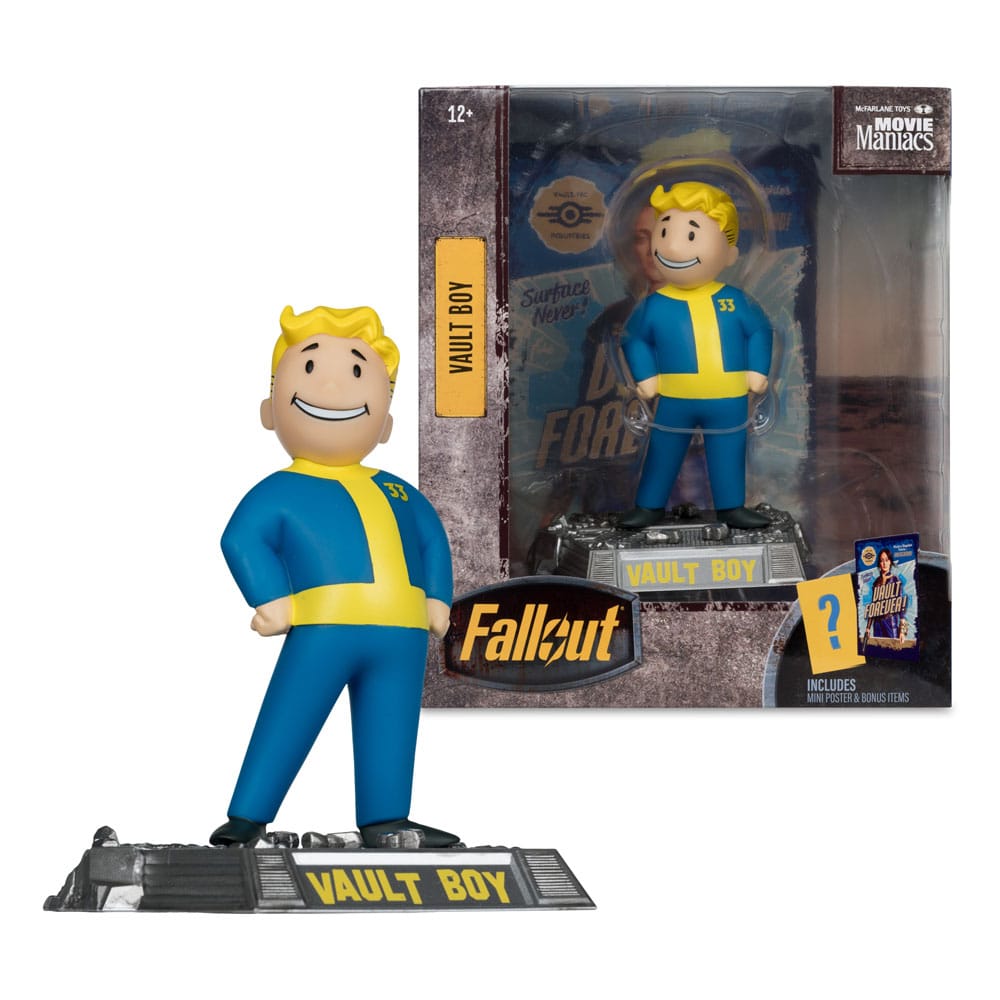 Fallout Movie Maniacs Actionfigur Vault Boy Version 2 14 cm - Preorder - ETA: 25.11.2025