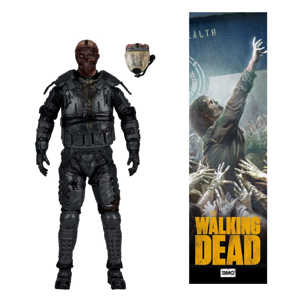 The Walking Dead Actionfigur Gas Mask Zombie (Season 4) 13 cm - Preorder - ETA: 29.10.2025