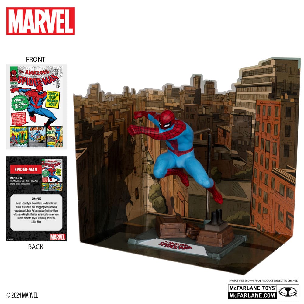 Marvel Collection PVC Statue 1/10 Spider-Man (The Amazing Spider-Man #38) (Gold Label) 15 cm - Versand: 5-7 Tage nach Bestellung