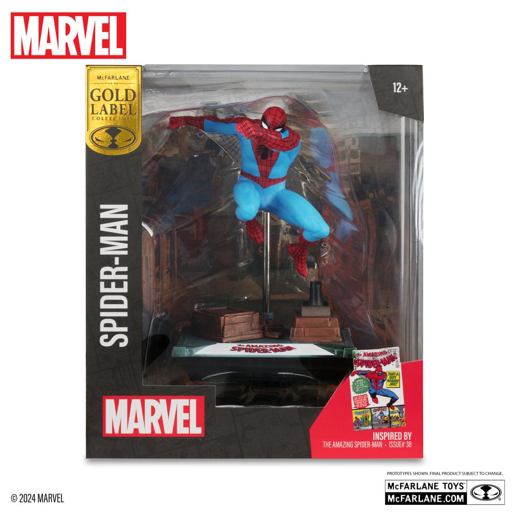 Marvel Collection PVC Statue 1/10 Spider-Man (The Amazing Spider-Man #38) (Gold Label) 15 cm - Versand: 5-7 Tage nach Bestellung