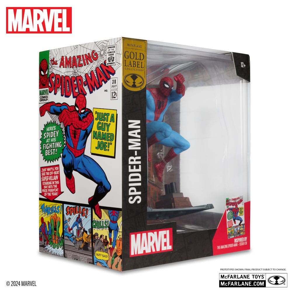 Marvel Collection PVC Statue 1/10 Spider-Man (The Amazing Spider-Man #38) (Gold Label) 15 cm - Versand: 5-7 Tage nach Bestellung