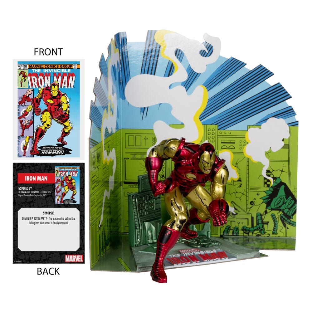 Marvel PVC Statue 1/10 Iron Man (The Invincible Iron Man #126) 11 cm - Versand: 5-7 Tage nach Bestellung