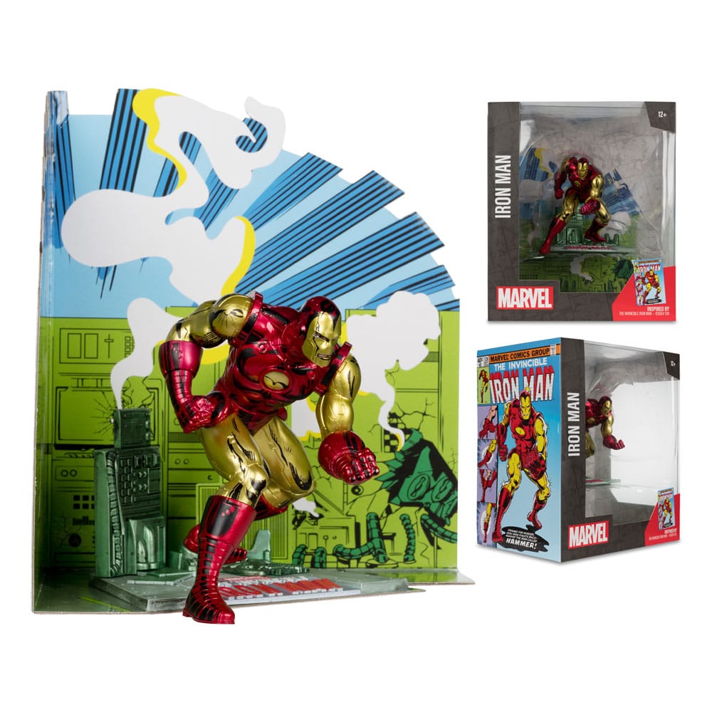 Marvel PVC Statue 1/10 Iron Man (The Invincible Iron Man #126) 11 cm - Versand: 5-7 Tage nach Bestellung