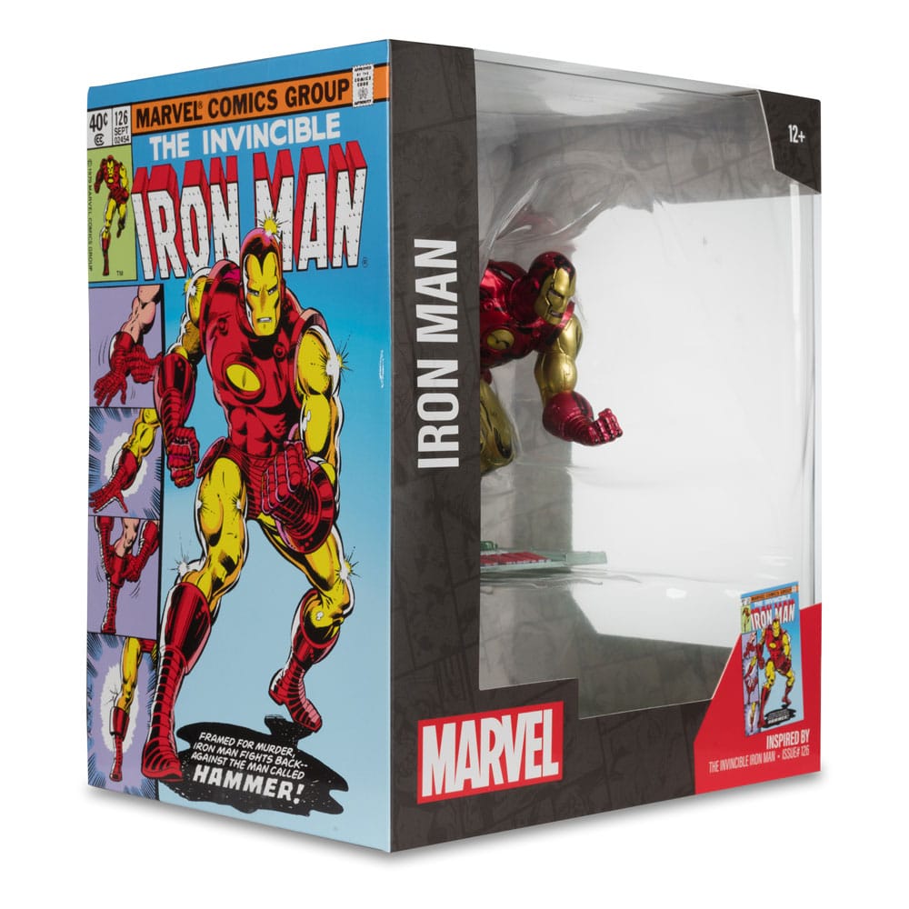 Marvel PVC Statue 1/10 Iron Man (The Invincible Iron Man #126) 11 cm - Versand: 5-7 Tage nach Bestellung