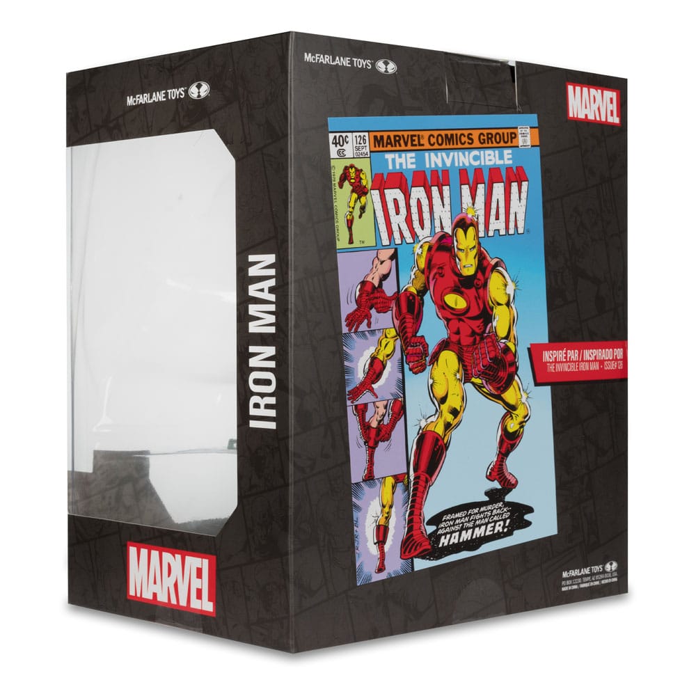 Marvel PVC Statue 1/10 Iron Man (The Invincible Iron Man #126) 11 cm - Versand: 5-7 Tage nach Bestellung