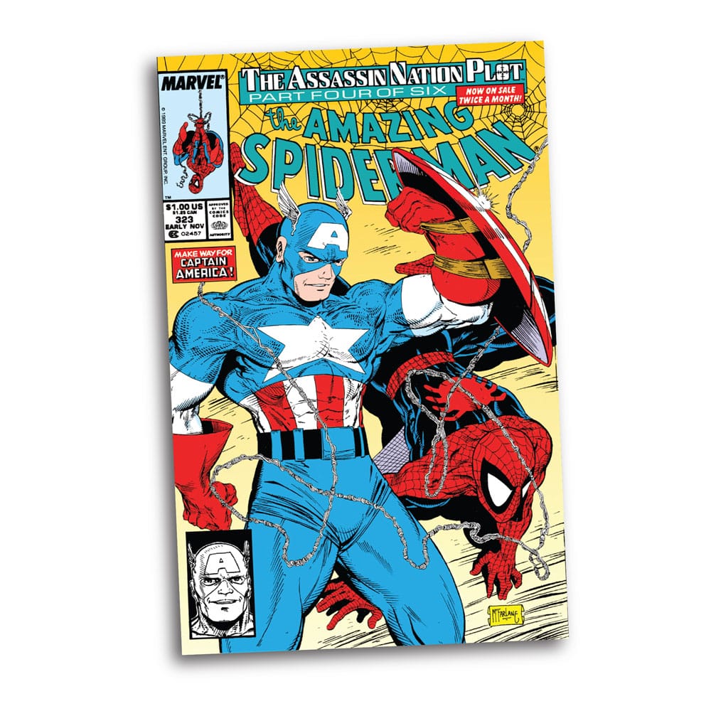 Marvel PVC Statue 1/6 Captain America (The Amazing Spider-Man #323) 28 cm - Versand: 5-7 Tage nach Bestellung