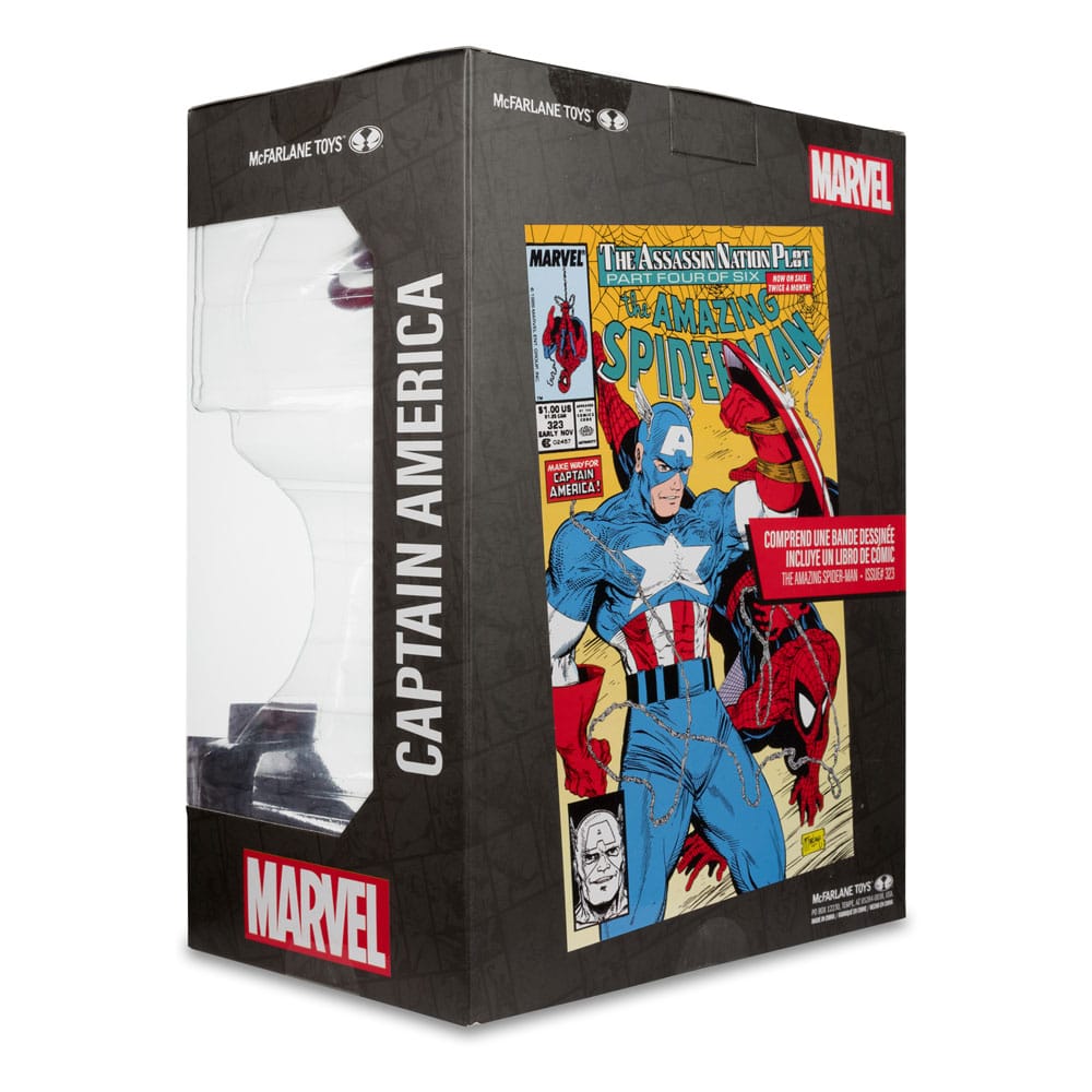 Marvel PVC Statue 1/6 Captain America (The Amazing Spider-Man #323) 28 cm - Versand: 5-7 Tage nach Bestellung