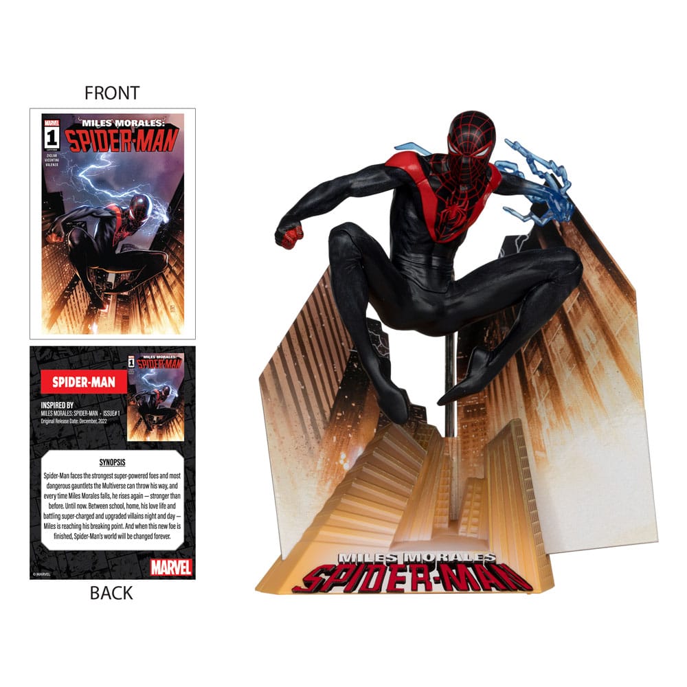 Marvel Collection PVC Statue 1/10 Spider-Man (Miles Morales: Spider-Man #1) 13 cm - Versand: 5-7 Tage nach Bestellung