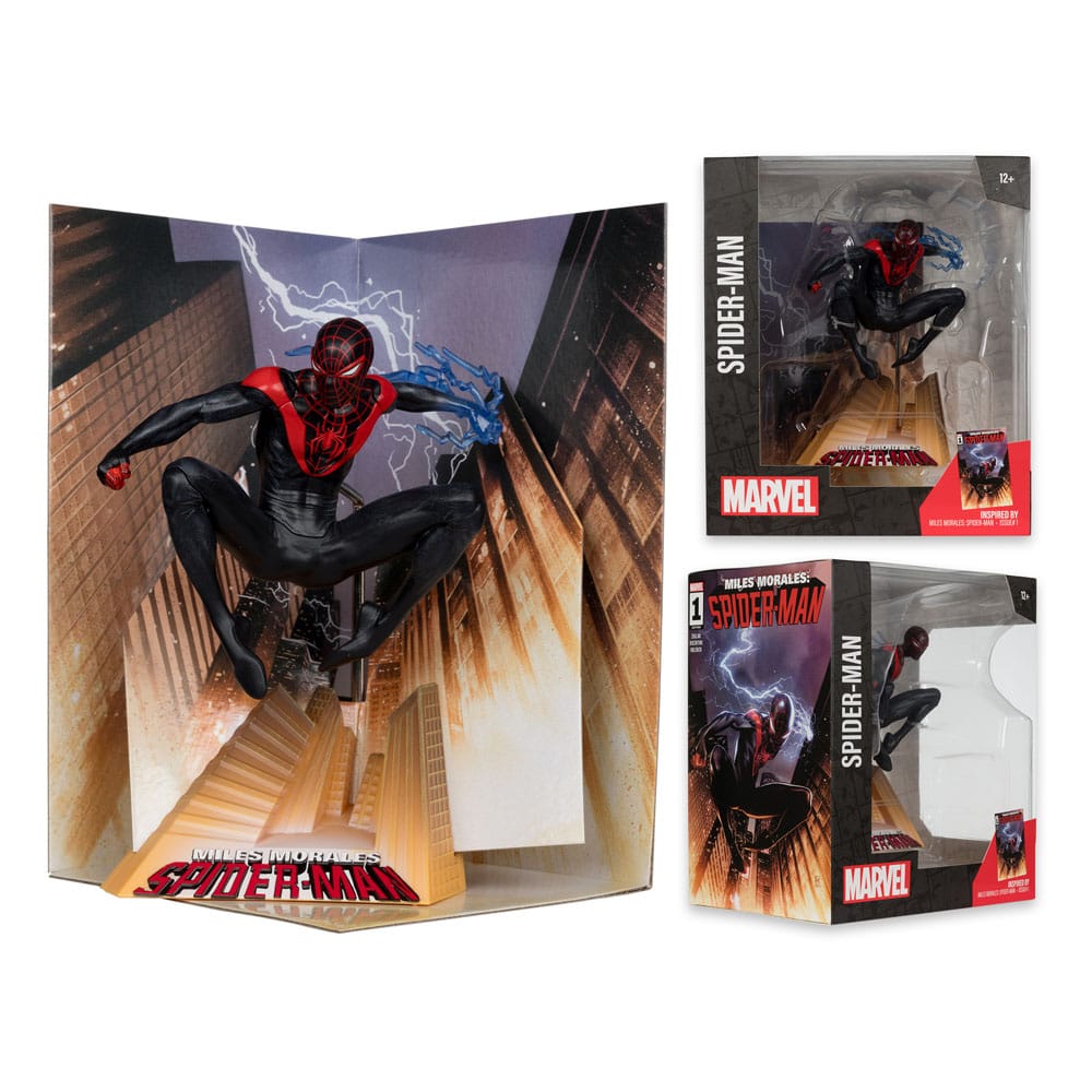 Marvel Collection PVC Statue 1/10 Spider-Man (Miles Morales: Spider-Man #1) 13 cm - Versand: 5-7 Tage nach Bestellung