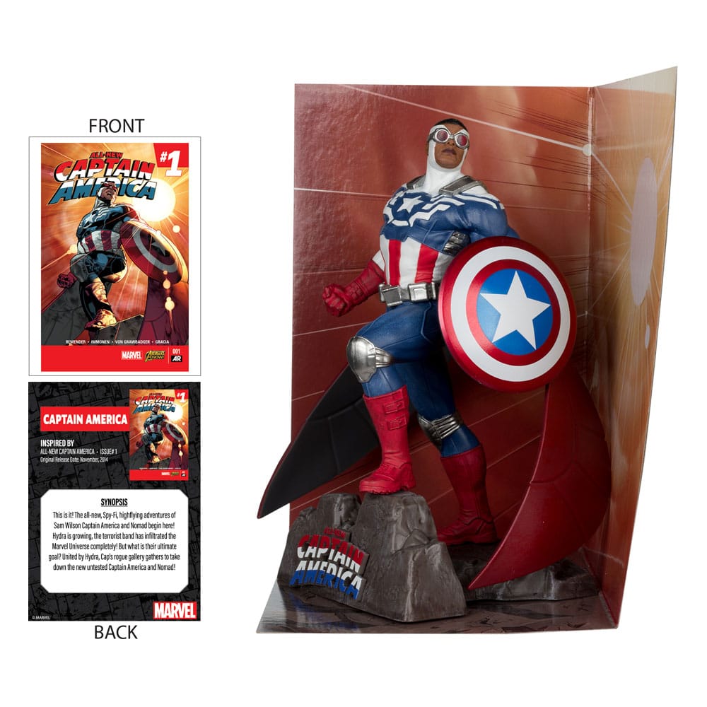 Marvel Collection PVC Statue 1/10 Captain America (All-New Captain America #1) 17 cm - Versand: 5-7 Tage nach Bestellung