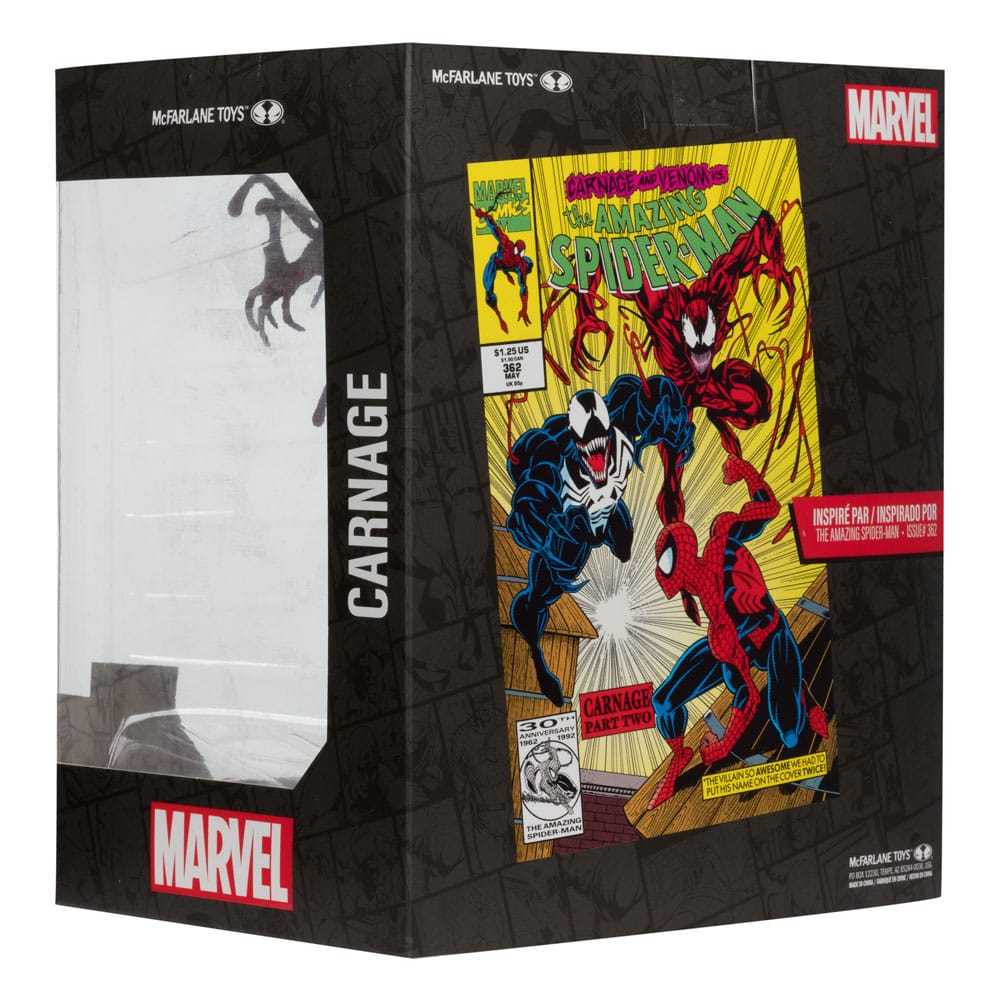 Marvel Collection PVC Statue 1/10 Carnage (The Amazing Spider-Man #362) 18 cm - Versand: 5-7 Tage nach Bestellung