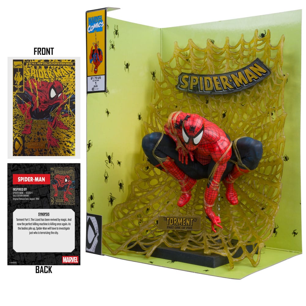 Marvel Collection PVC Statue 1/6 Spider-Man (Spider-Man # 1) (Gold Edition) (Gold Label) 15 cm - Preorder - ETA: 29.10.2025
